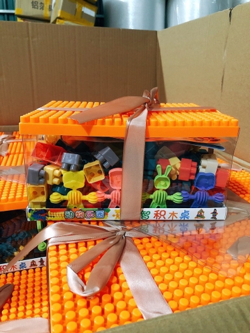 HỘP QUÀ LEGO 240 CHI TIẾT NẮP CAM