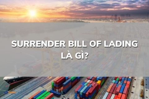 Surrender bill of lading là gì?