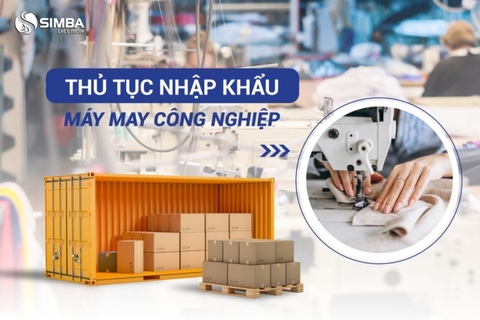 Chi tiết thủ tục nhập khẩu máy may công nghiệp