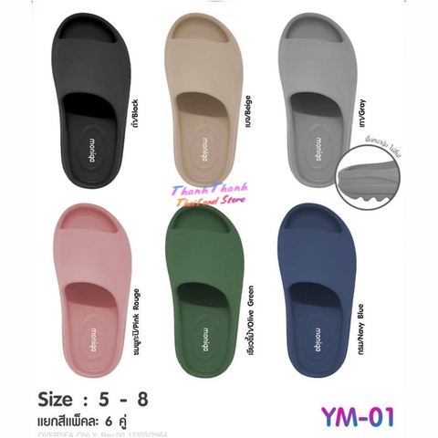 Dép bánh mì moniga YM-01 Thái Lan