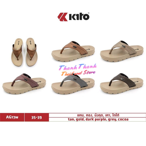 Dép nữ xỏ ngón Kito AG17