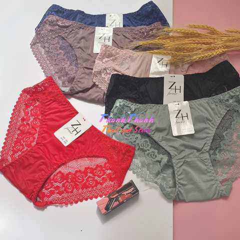 Quần lót ren cao cấp Thái lan ZH forever 001 , chất ren mềm, mịn cao cấp, Freesize - L
