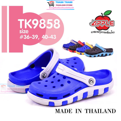Giày sục nhựa đi mưa unisex Thái Lan Kugarang TK 9858