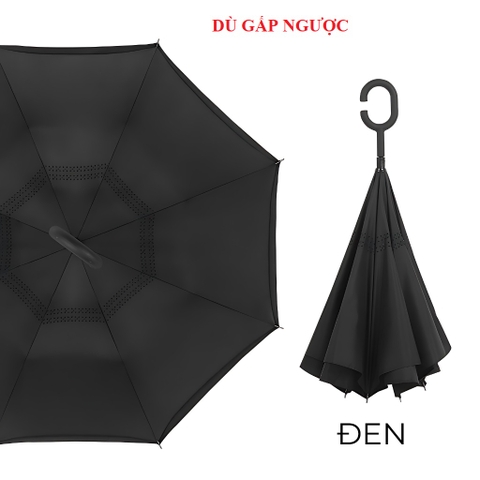 🌂 Ô Gấp Ngược Chống Thấm, Chống Nắng UPF 50+ – Tiện Lợi Khi Đi Ô Tô