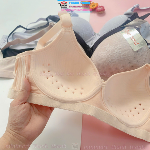 💖 ÁO LÓT KHÔNG GỌNG MÚT MỎNG MỀM MẠI THÔNG HƠI CUP B – SISTER HOOD 228 THÁI LAN