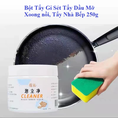 Bột Tẩy Gỉ Sét Tẩy Dầu Mỡ, Xoong nồi, Tẩy Nhà Bếp 250g