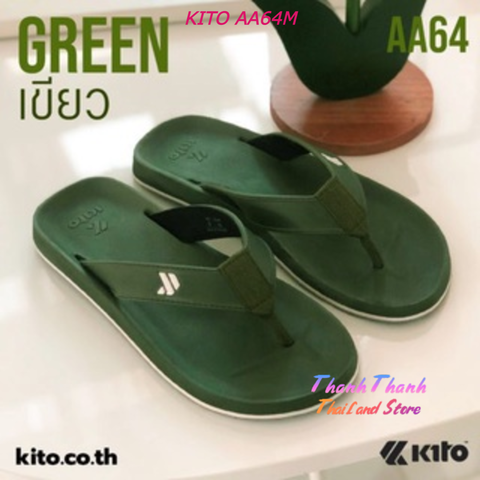 Dép kẹp nam xỏ ngón Thái Lan KITO AA64M
