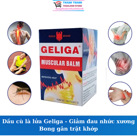 Dầu Cù là lửa Geliga  40g GLG Indonesia