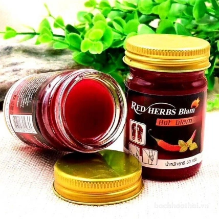 CXB ớt đỏ Red Colour Herbs Balm  50g