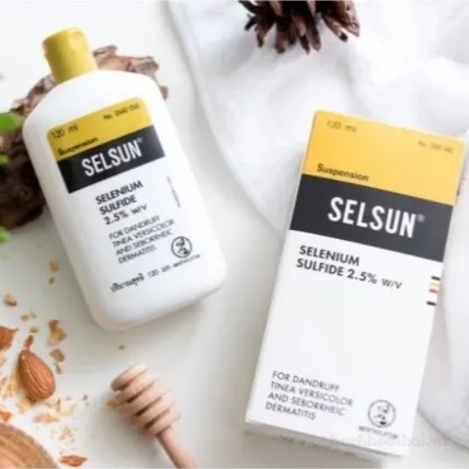 Dầu gội loại bỏ gàu, nấm, ngứa da đầu Selsun Selenium Sulfide 2.5% 120ml Thái Lan