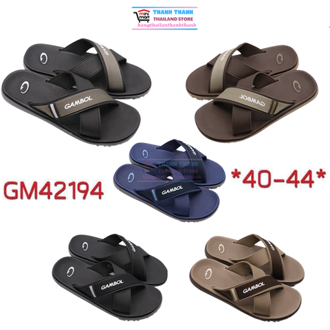Dép nam quai chéo Gambol 42194 Thái Lan