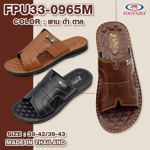 Dép nam quai ngang FPU33 0965 FOONIKS Thái Lan