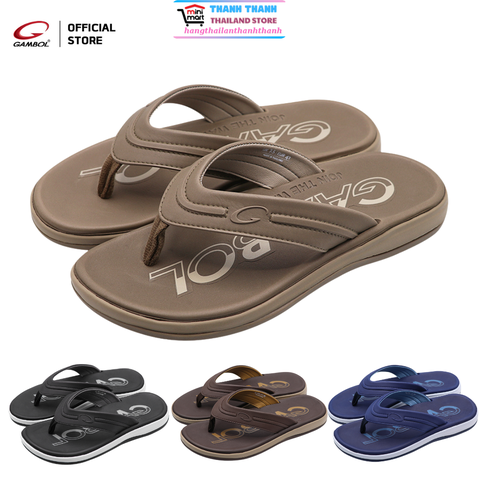 Dép nam xỏ ngón cao cấp Gambol 41136