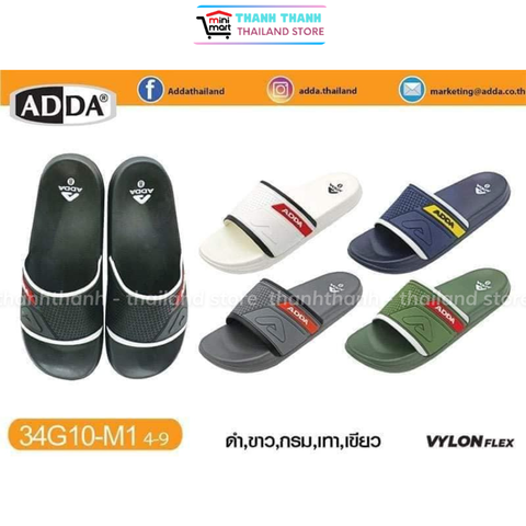 Dép nam quai ngang Thái Lan ADDA 34G10