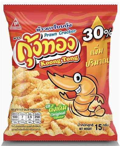 Snack Tôm KoongTong 15g Thái Lan
