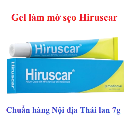 Gel làm mờ sẹo Hiruscar Nội địa Thái lan 7g