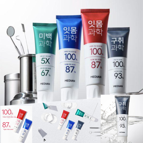 Kem đánh răng Median Hàn Quốc 100% 120g