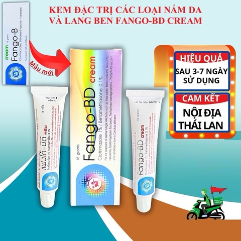 KEM ĐẶC TRỊ CÁC LOẠI NẤM DA VÀ LANG BEN FANGO-BD CREAM