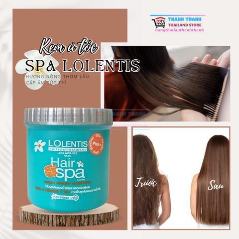 Kem ủ tóc siêu mềm mượt Lolentis hair spa Thái Lan
