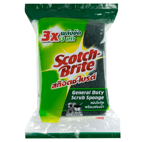 Miếng bọt biển rửa chén siêu sạch 3X  Scotch Brite 3M Thái Lan
