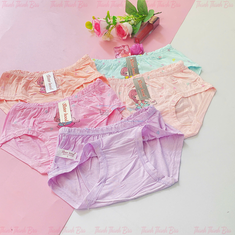 🌸 QUẦN LÓT BÉ GÁI 8244 – COTTON MỀM MỊN, THOÁNG MÁT 🌸