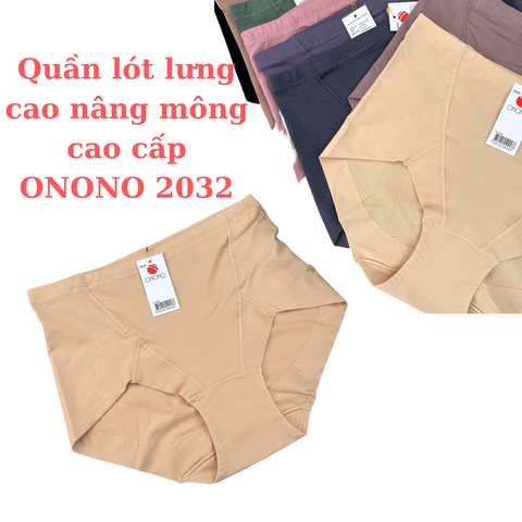 Quần lót lưng cao  nâng mông cao cấp ONONO 2032, size XL
