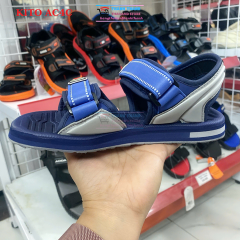 Giày Sandal Quai Dán Ngang Cho Bé Trai Kito AC4C – Êm Chân, Siêu Nhẹ, Bền Bỉ