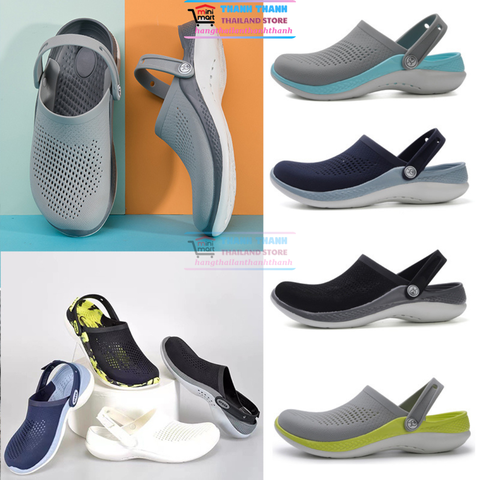 Dép Sandal Cross Literide clog 360  Quai ngang bít đầu, chống hôi chân