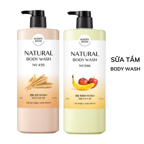 Sữa Tắm Happy Bath Natural Body Wash 900g