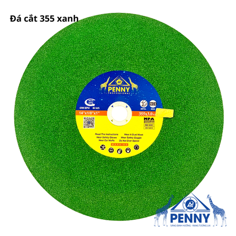 Đá cắt sắt 355 mm xanh PENNY