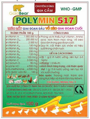 POLYMIN 517 100G/GÓI