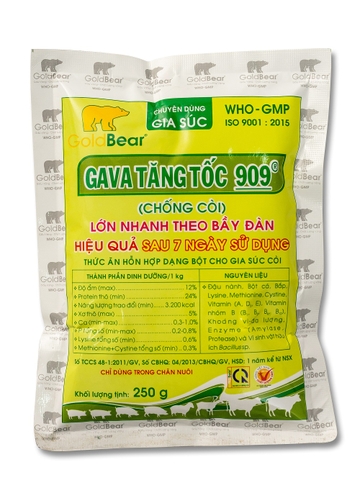 GAVA TĂNG TỐC 909 (250G/GÓI) -