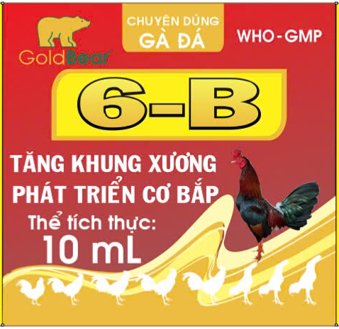 6-B 10ML/LỌ (Gà Đá)