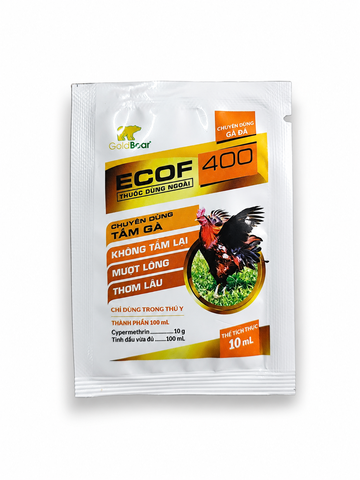 ECOF 400 (10ML/GÓI)-TẮM GÀ