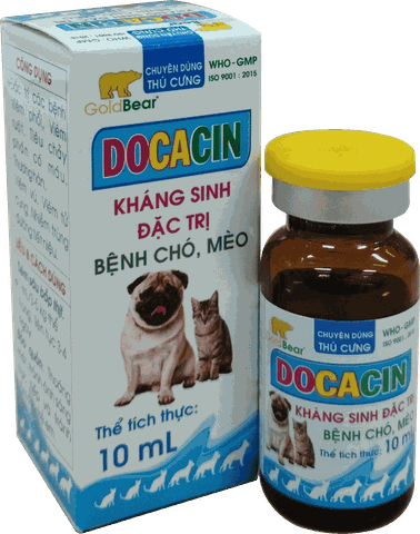 Rx-DOCACIN (10 ML/LỌ) THÚ CƯNG-Thuốc kê đơn