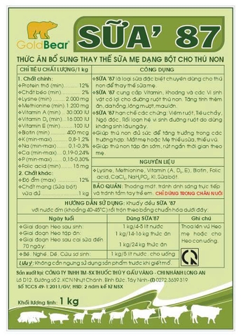SỮA 87 1KG/GÓI