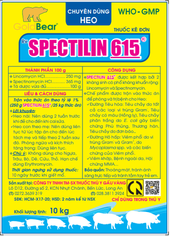 SPECTILIN 615 10KG/XÔ