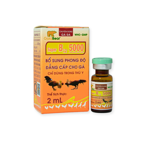 SUPER B12 5000 (2 ML/LỌ)