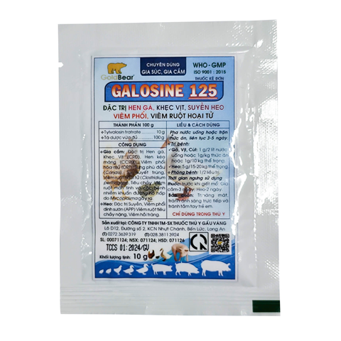 GALOSINE 125 (10 G/GÓI)-Thuốc kê đơn