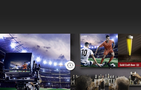 LG signage SM5KE tích hợp streaming video 