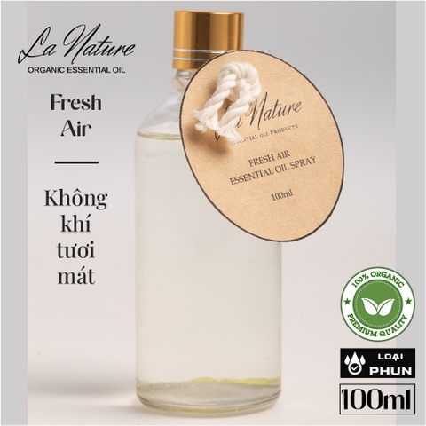 Tinh dầu LA NATURE 100ml Fresh air / Không khí tươi mát (Phun)
