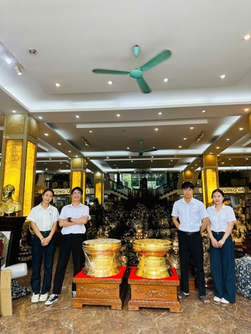 Qủa trống đường kính 60cm kèm đôn
