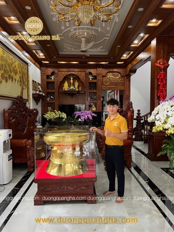 Hoàn thiện bộ quả trống 80 dát vàng