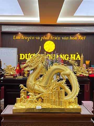 MÃNH LONG TÀI VƯỢNG DÁT VÀNG 9999