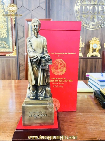 Tượng danh nhân văn hoá Lê Quý Đôn cao 40cm