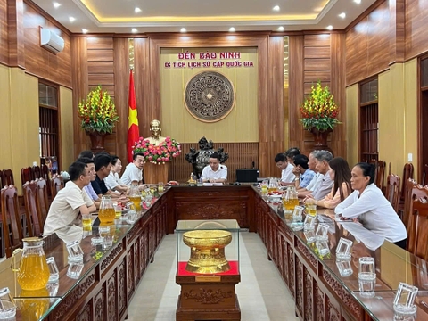 Bộ sản phẩm đúc đồng Dương Quang Hà chế tác được sự tin tưởng của nhà đền
