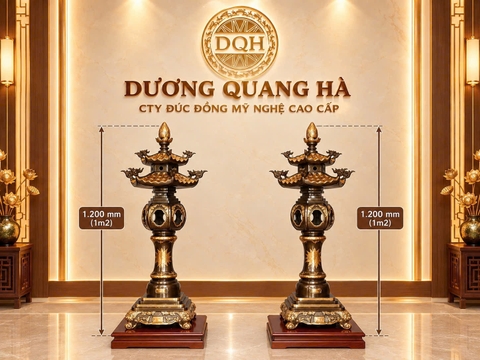 Mẫu đèn đồng cỡ lớn