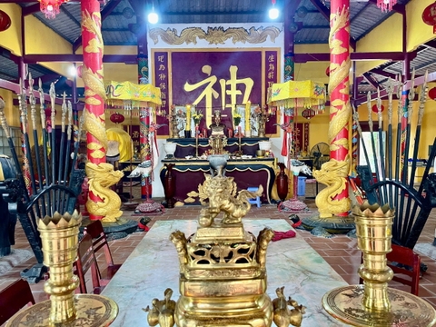 Tượng cụ Thoại Ngọc Hầu 70cm an vị tại An Giang