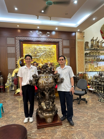 Đỉnh cầu thất lân 1m3 đã đến tay quý khách hàng