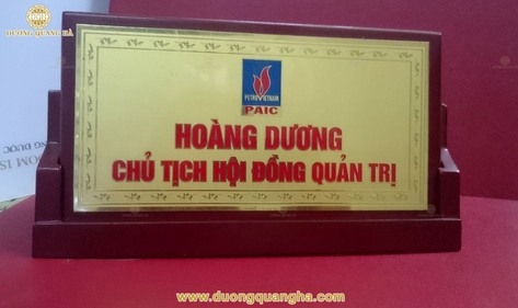 Biển Chủ Tịch Hội Đồng Quản Trị